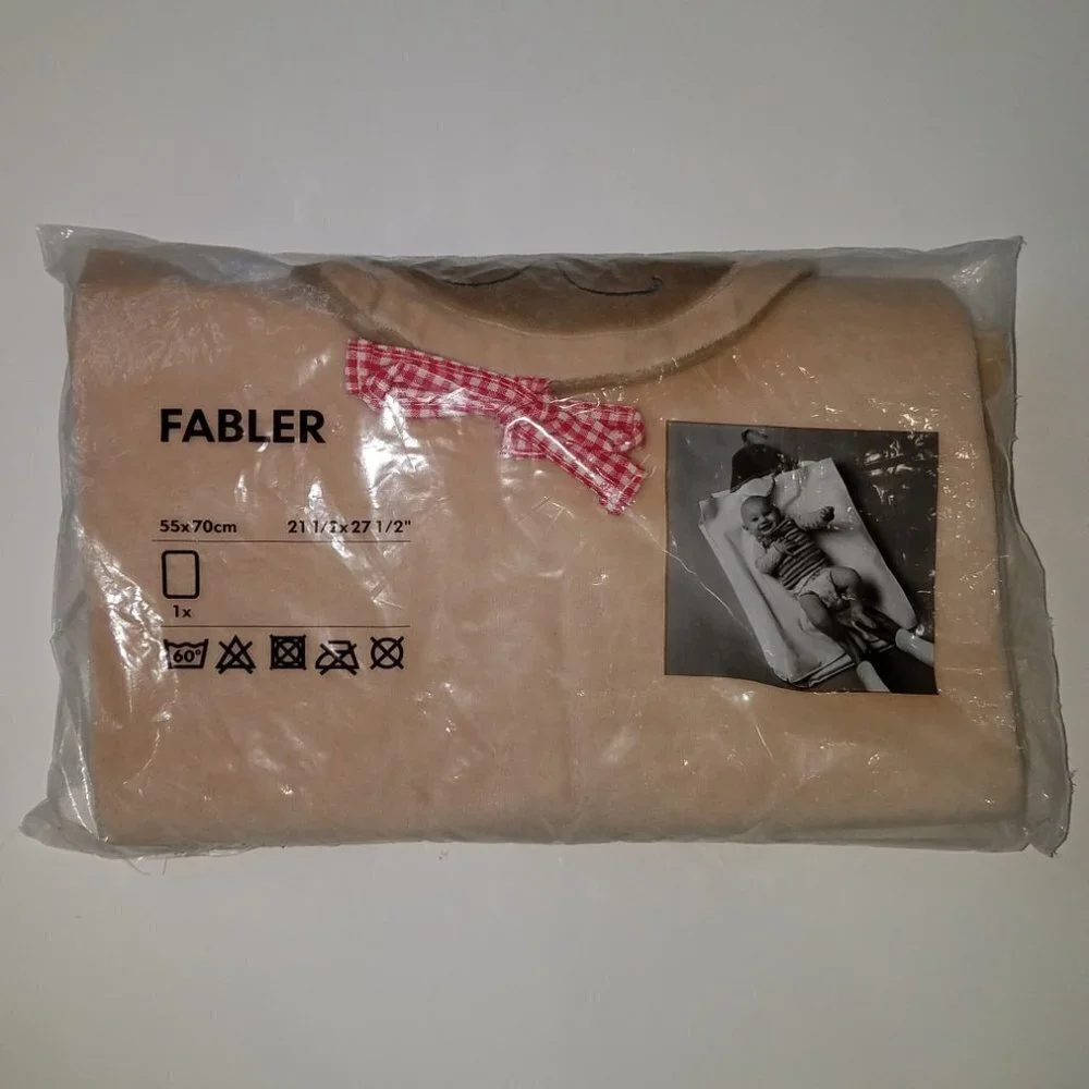 IKEA Fabler (NEW) Changing Mat (PREOWNED) Teddy Bear Lovey Plush Heart Baby Lot